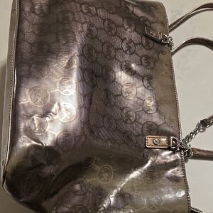 Michael Kors Shimmering Silver/Bronze Tote